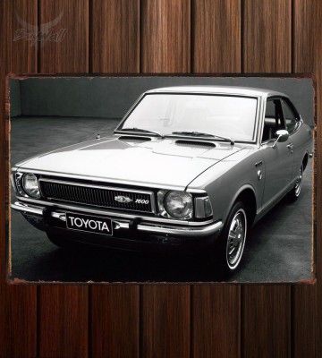 Металлическая табличка Toyota Corolla Coupe US-spec (TE27)